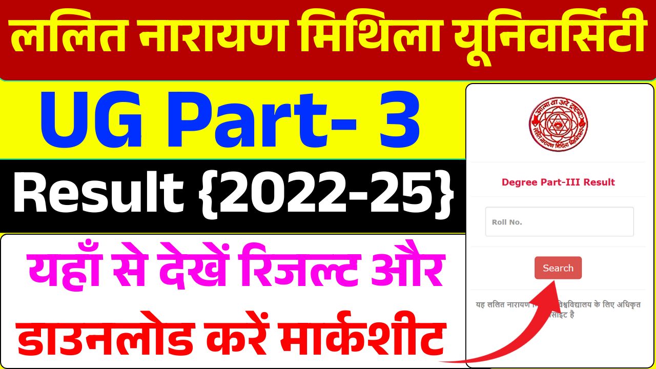 LNMU UG Part 3 Result 2025